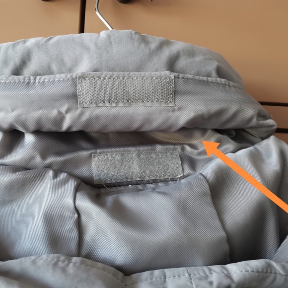 ASOS WHITE boxy puffer jacket with concealed hood (M) - Picture 13 of 15